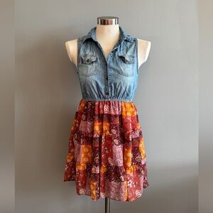 Knitworks Youth Blue Denim Dress